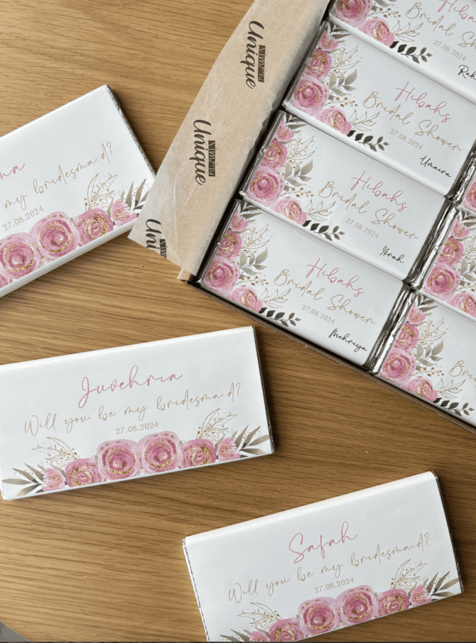Customised Bridesmaid Bars - Image 10